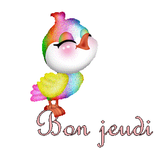 Gif animé Bon jeudi oiseau